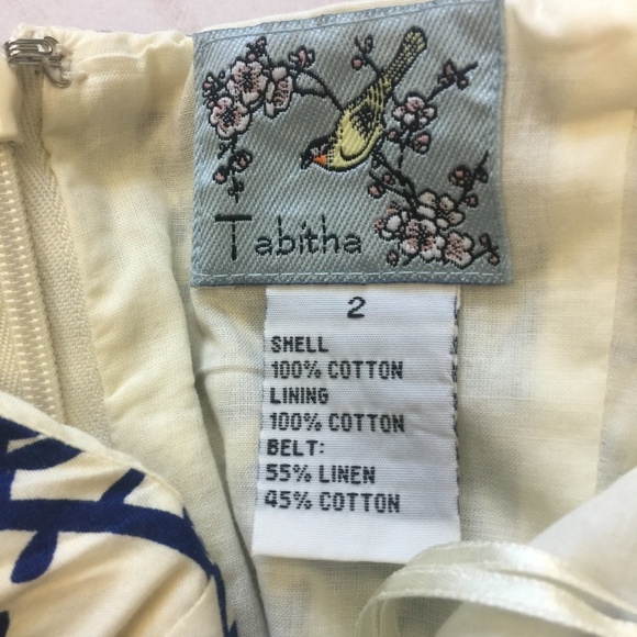 Anthropologie TABITHA Punchline Strapless Dress 2 - Picture 5 of 7